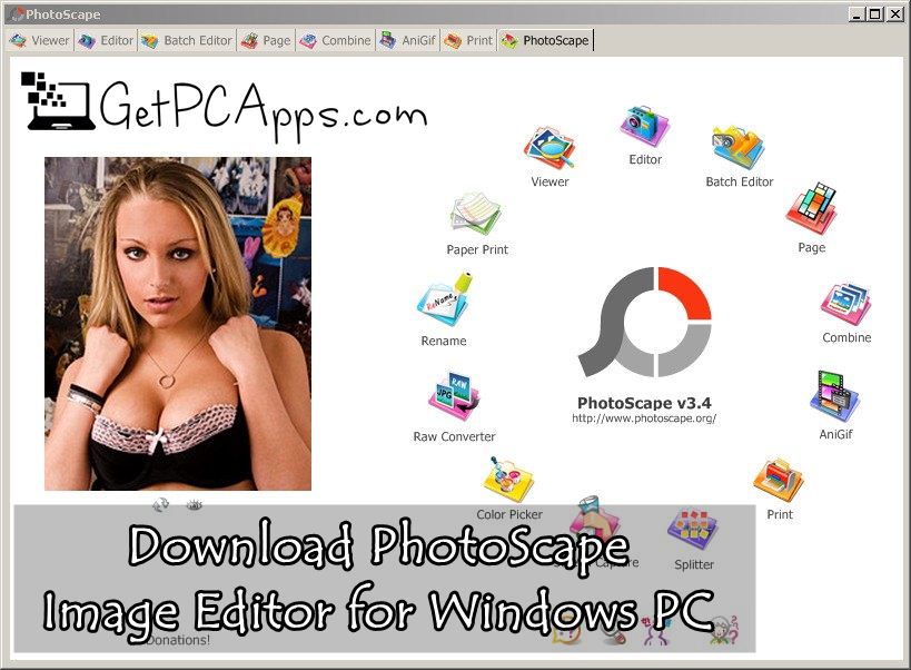 Download PhotoScape 3.7 Image Editor Software for Windows 7, 8, 10, 11