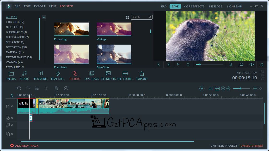 Filmora video editor