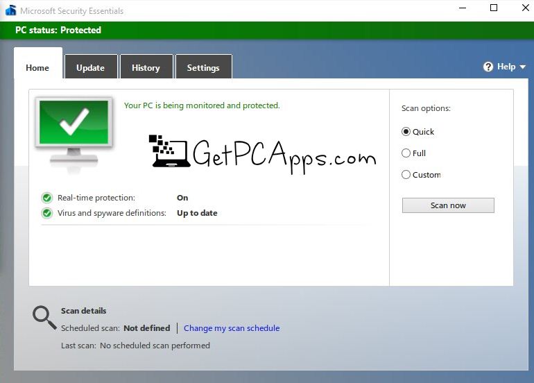 Download Microsoft Security Essentials Offline Setup for Windows 7 | Vista | Get Apps »