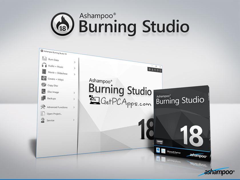 Ashampoo Burning Studio 18 Offline Installer Setup For Windows 7, 8, 10, 11