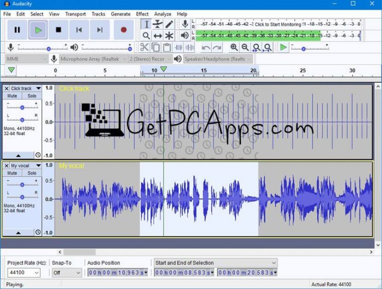 audacity windows 7