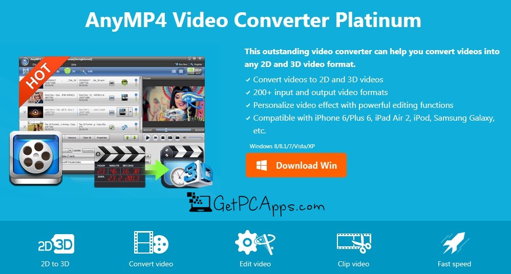 AnyMP4 Video Converter Platinum Setup for Windows 7, 8, 10, 11