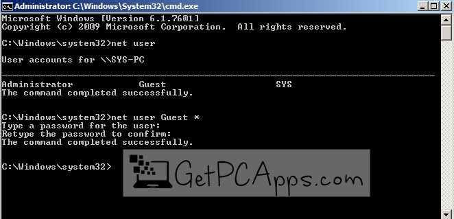 Steps to Reset or Bypass Windows 7 Admin Login Password Without Any Tools