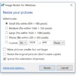 Download Windows Image Resizer 3.1.1 Utility for Windows 7, 8, 10, 11