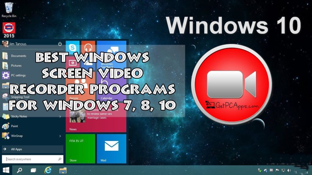 how to screen recorder windows 10