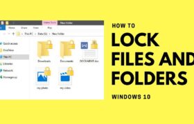 How to Password Protect Files & Folders Without Software in Windows 7, 8, 10, 11?