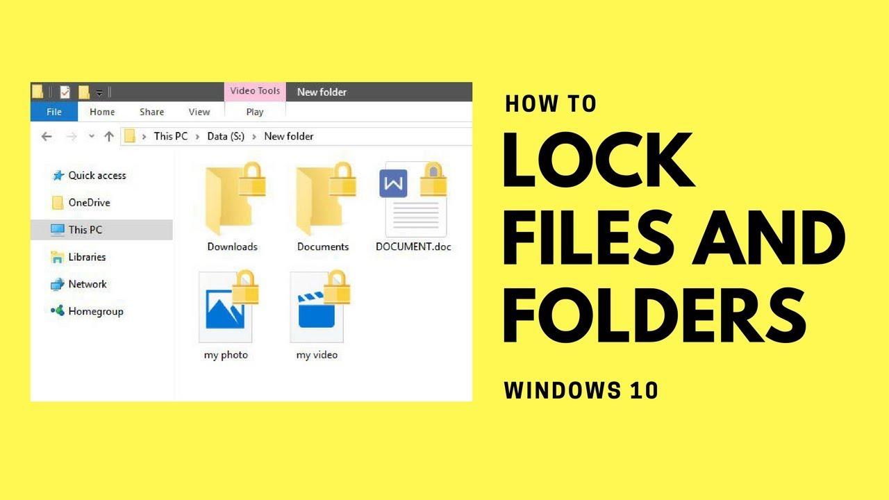 How to Password Protect Files & Folders Without Software in Windows 7, 8, 10, 11?