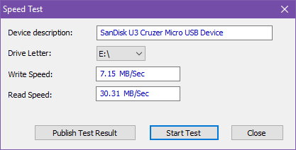 Mejeriprodukter Snart hvorfor ikke Top 5 Best Tools to Check USB Data Transfer Speed on Windows 7, 8, 10, 11 |  Get PC Apps »