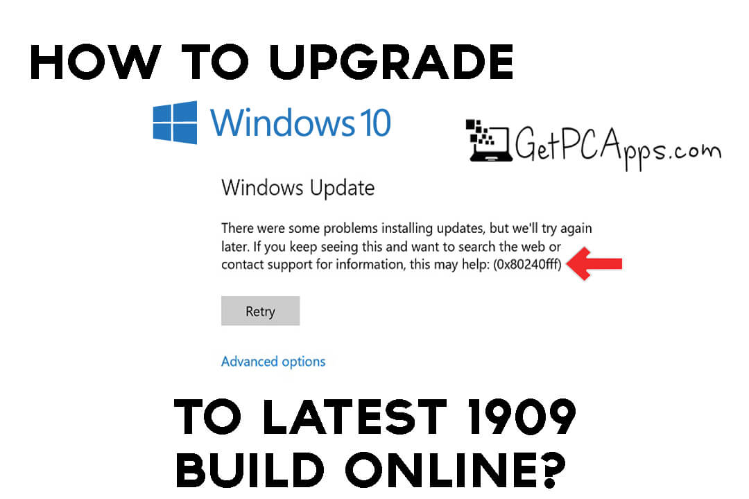 How to Update Windows 10 to Latest 1909 Build Online?