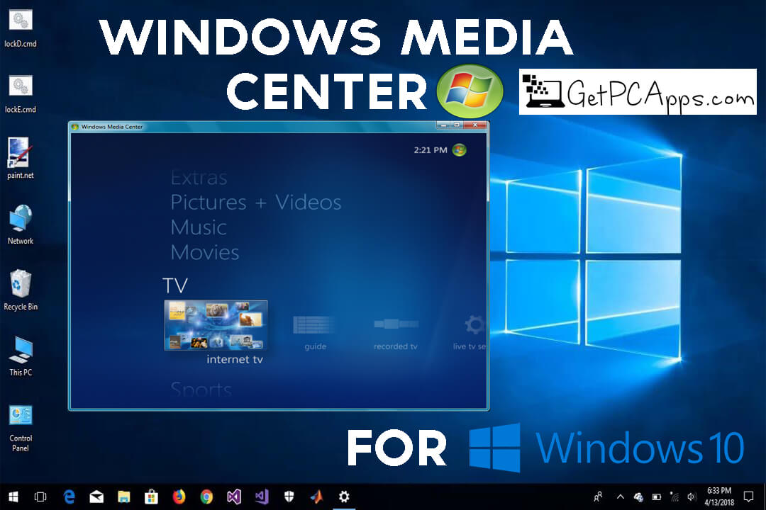 pastel Gran engaño complemento Windows Media Center Free Download Windows 10 | Get PC Apps »