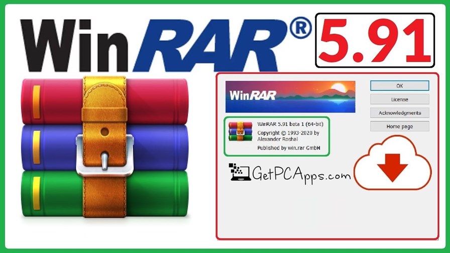 WinRAR 5.91 Setup Download Windows 7, 8, 10, 11