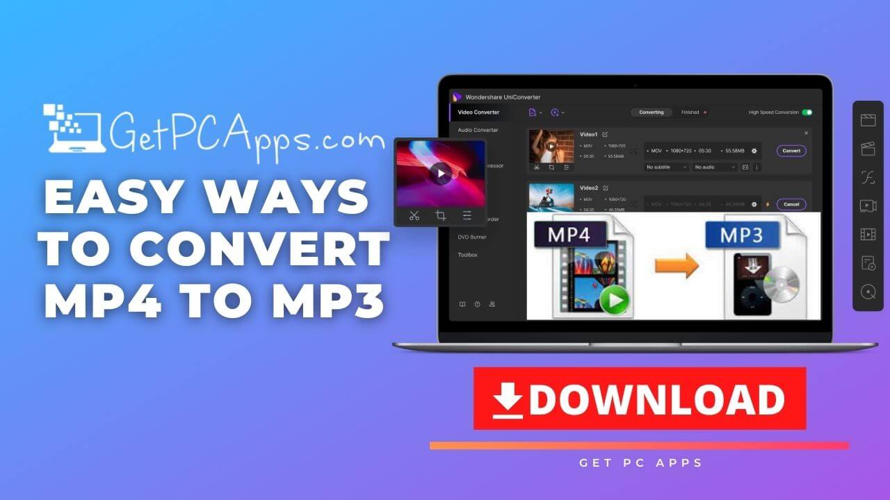 2 Easy Ways to Convert MP4 to MP3